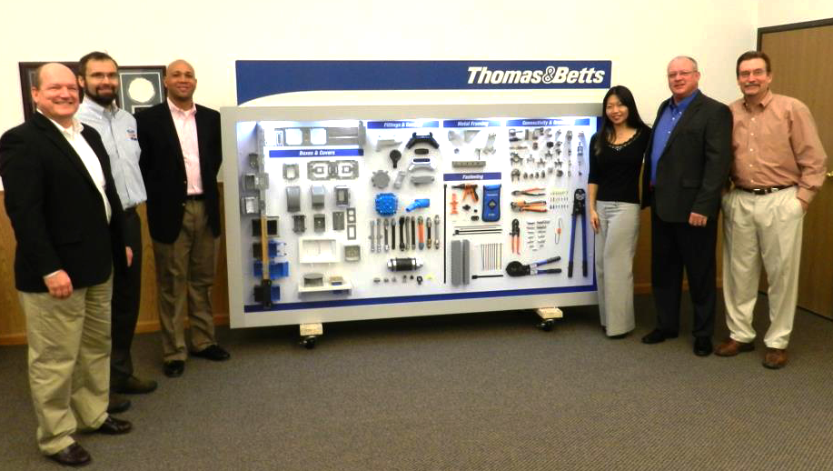 Thomas and Betts Display Board Donation to IECRM