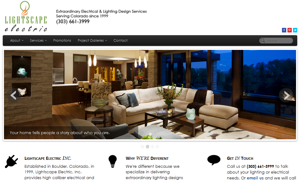 Lightscape Electric new website
