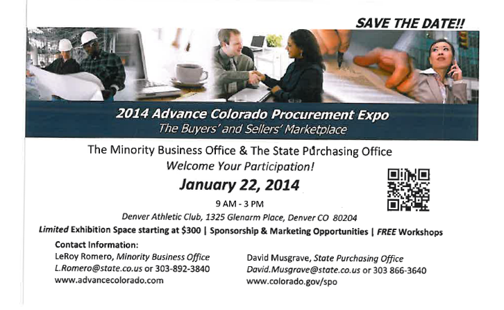 2014 Advance Colorado Procurement Expo Flyer